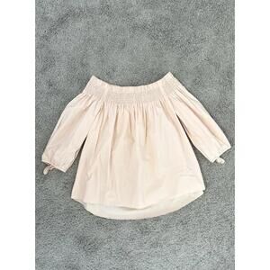 Tuckernuck‎ Pomander Place Islee Off Shoulder Smocked Stretch Feminine Blouse S